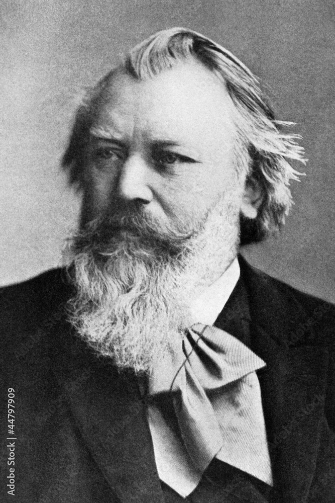 Johannes Brahms - obrazy, fototapety, plakaty 