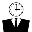 © pedrolieb - Avatar hombre cabeza reloj.