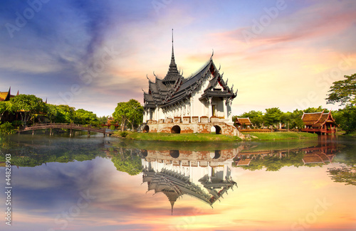Obraz w ramie Sanphet Prasat Palace, Thailand