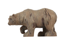 Ornamental Bear Carved From Wood