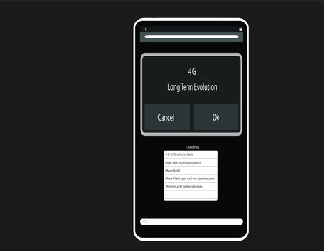 Fully customizable vector for smart phone 4G