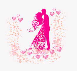 wedding dancing couple background