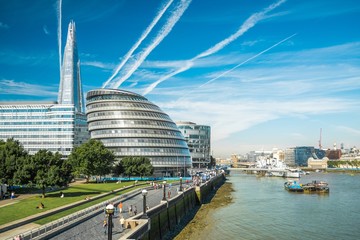 Fototapete - Modern London Buildings