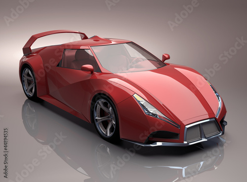 Foto-Doppelrollo - Concept Supercar (von ktsdesign)
