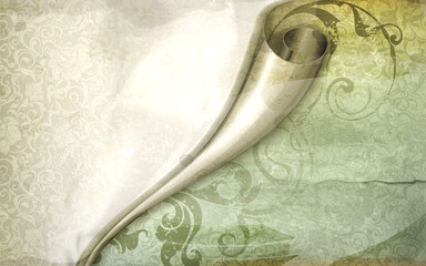 Poster - Luxury Wallpaper background, old-style