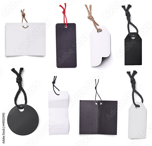 Fotografia price label blank note shopping