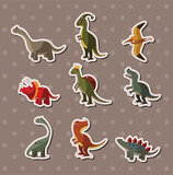 Fototapeta Dinusie - dinosaur stickers