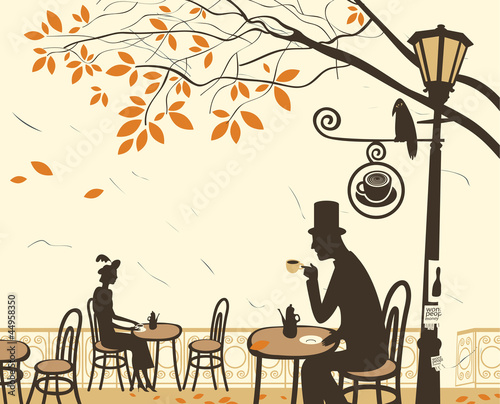 jesienne-kawiarnie-i-romantyczny-zwiazek-mezczyzny-i-kobiety