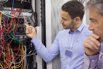 Poster - Technicians fixing wires