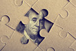 Jigsaw puzzle with Franklin