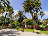 Fototapeta Las - Park in Las Palmas, Gran Canaria, Canary Islands, Spain
