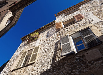 Old French town street