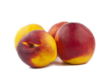 Canvas Print - ripe peach isolated