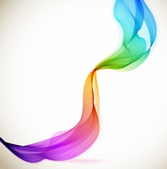 Wall Mural - Abstract colorful background with wave