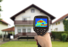 Thermal Image Of The House