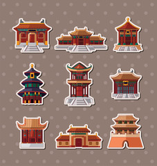 Wall Mural - Chinese house stickers