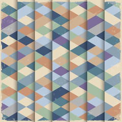 Wall Mural - geometric structure in grunge style