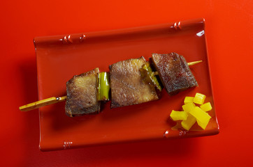 Canvas Print - Japanese skewered.J