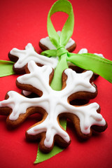 Sticker - Snowflake gingerbread cookies