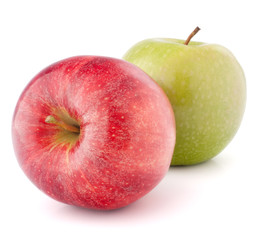 Red and green apple