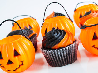 Canvas Print - Halloween Cupcakes