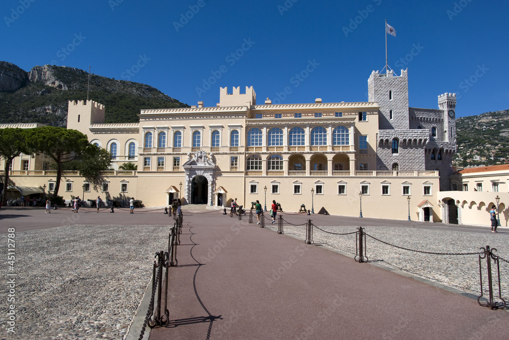 Obraz na płótnie Prince's Palace of Monaco w salonie