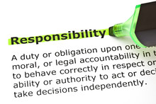 Dictionary Definition Of The Word Responsibility
