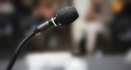 microphone in auditorium