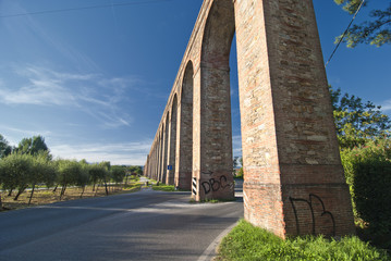 Ancient Aqueduct in Lucca, Italy