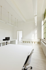 Wall Mural - interior, office with furniture white