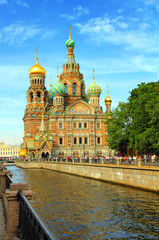 Christ the Savior Cathedral in St. Petersburg