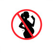 Interdiction de boire et fumer pour femmes enceintes