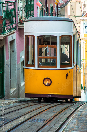 Naklejka na szybę Elevador da Bica, Lisbon, Portugal