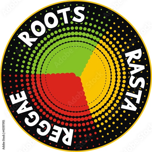 Dekoracja na wymiar  znaczek-reggae
