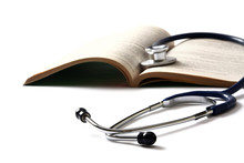 A Stethoscope On An Open Book