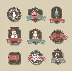 Wall Mural - christmas tags