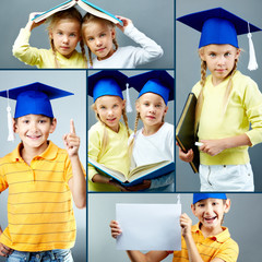 Wall Mural - Schoolchildren