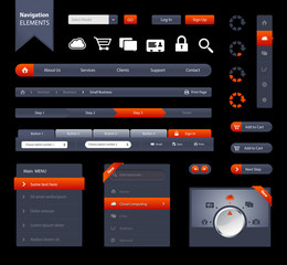 Wall Mural - Navigation Elements