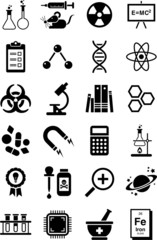 Science icons