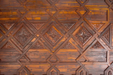 Santa Cruz De La Palma Coffered Wood Ceiling