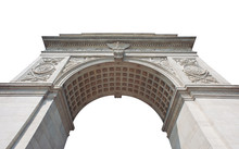 Washington Square Arch (built In 1889) In New York City, NY.