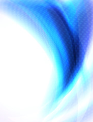 Poster - Abstract background with blue blends and shapes