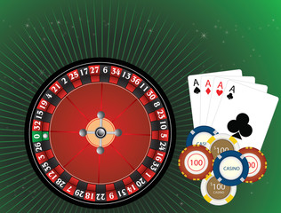 Sticker - Casino Gambling, illustration