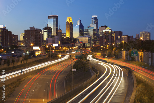 Naklejka na kafelki Minneapolis.