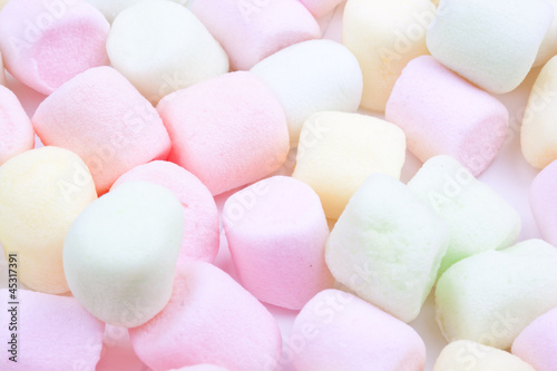 Obraz w ramie colorful marshmallows