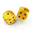 Yellow dices