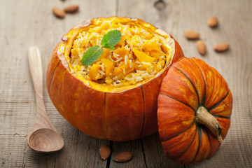 pumpkin risotto