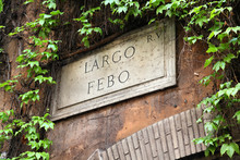 Rome Detail - Largo Febo Square