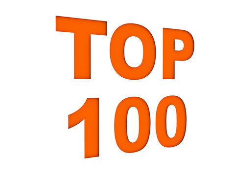 Top 100 word 3d render