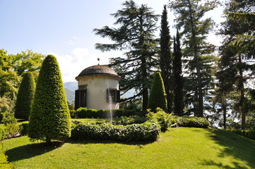 Poster - Park of Villa Serbelloni in Bellagio at the famous Italian lake